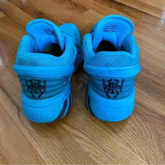Adidas D.O.N. Issue x Crayola Basketball Shoes – Sky Blue – Big Kids Size 6.5 - Picture 6 of 6